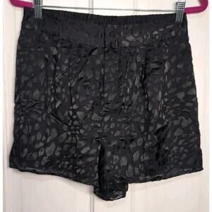 Good American Midnight Leopard Burnout Shorts Women's 3 Festival Grunge(957)